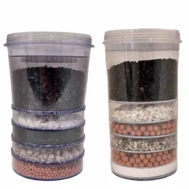 2x 5 Stage Water Filter Replacement - Mineral Carbon Cartridge -8 Stage Purifier