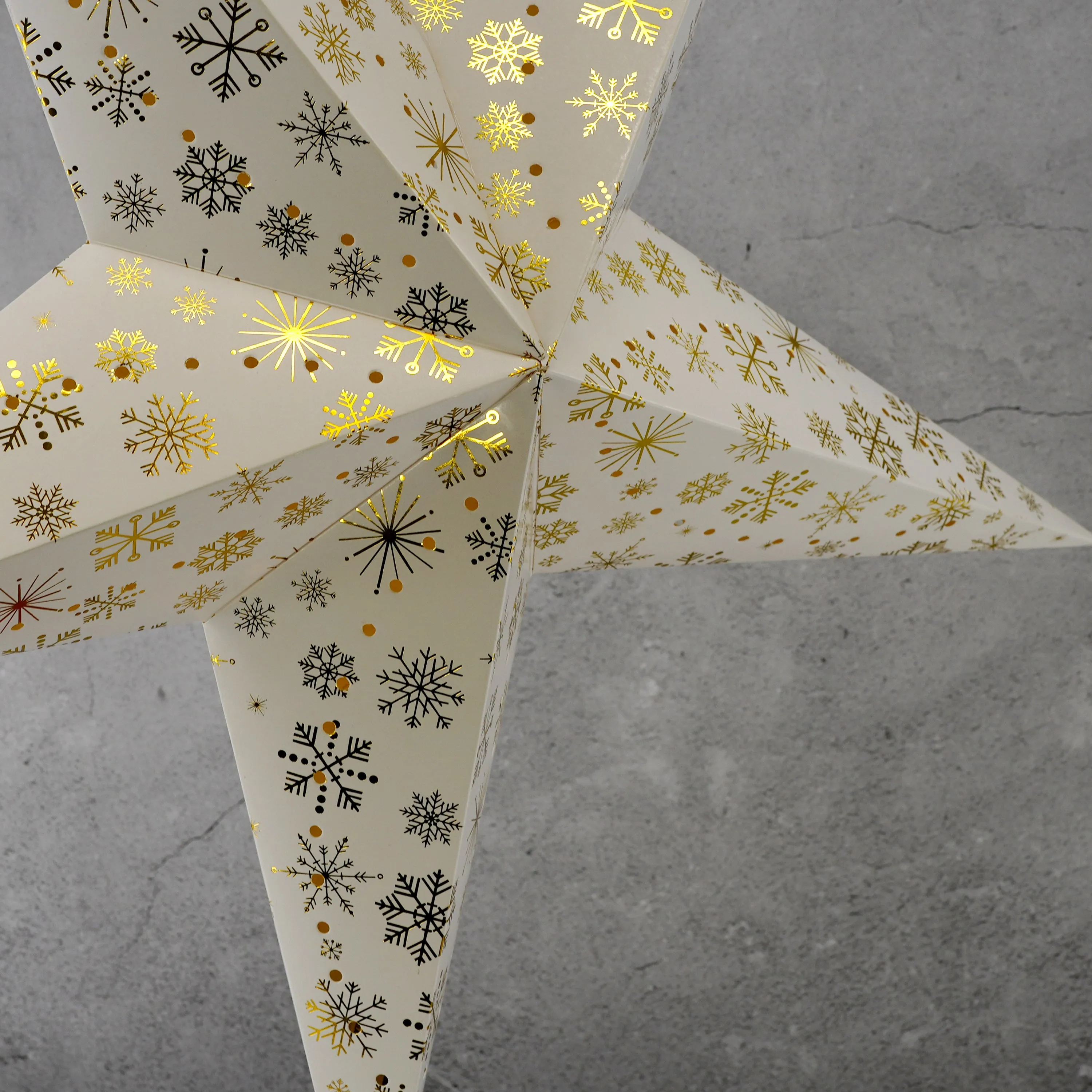 75 cm LED Hanging Paper Star Lantern