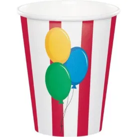Circus Time! - 9oz Paper Cups (8ct)