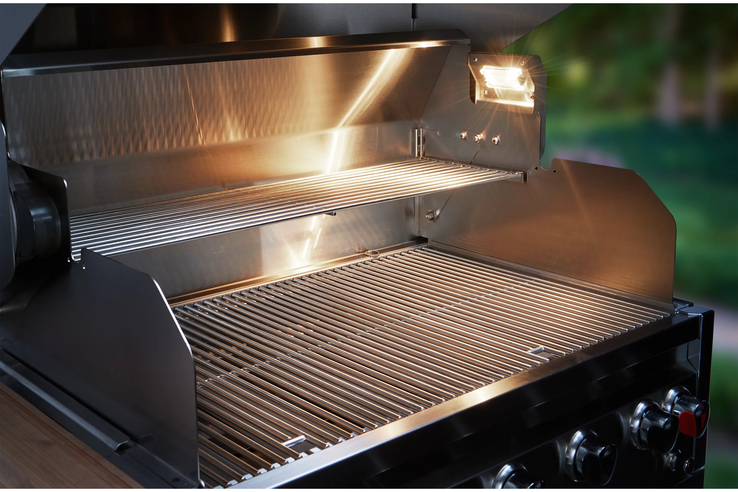 Crown Verity IBI48LP-GO-FLT 48" INFINITE SERIES BUILT IN GRILL (NO DOME) SINGLE DOME WITH LIGHT PACKAGE, LP
