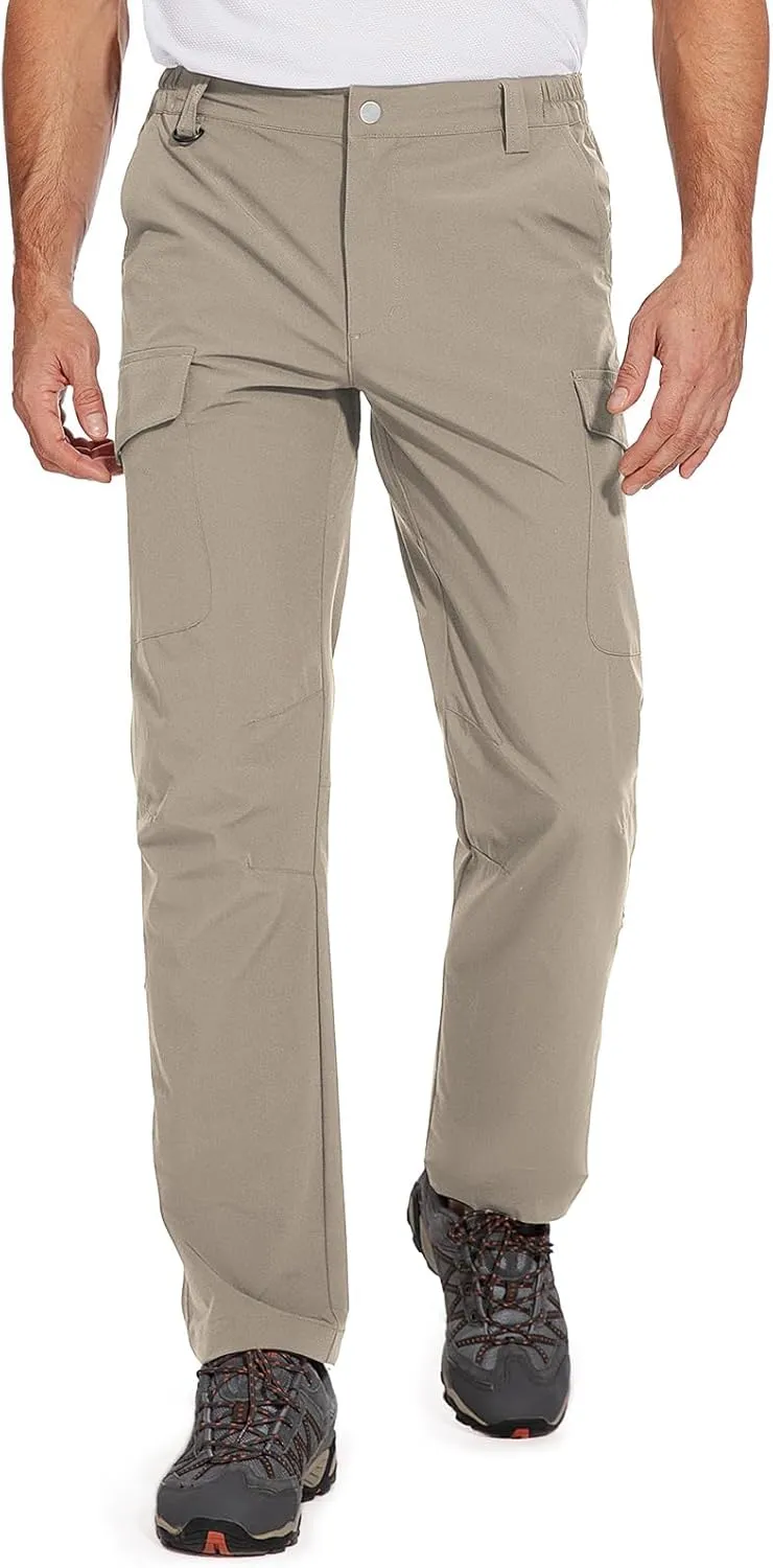 Cycorld Men's-Hiking-Pants-Lightweight-Water-Resistant-Quick-Dry Stretch for Travel Camping Fishing Outdoor