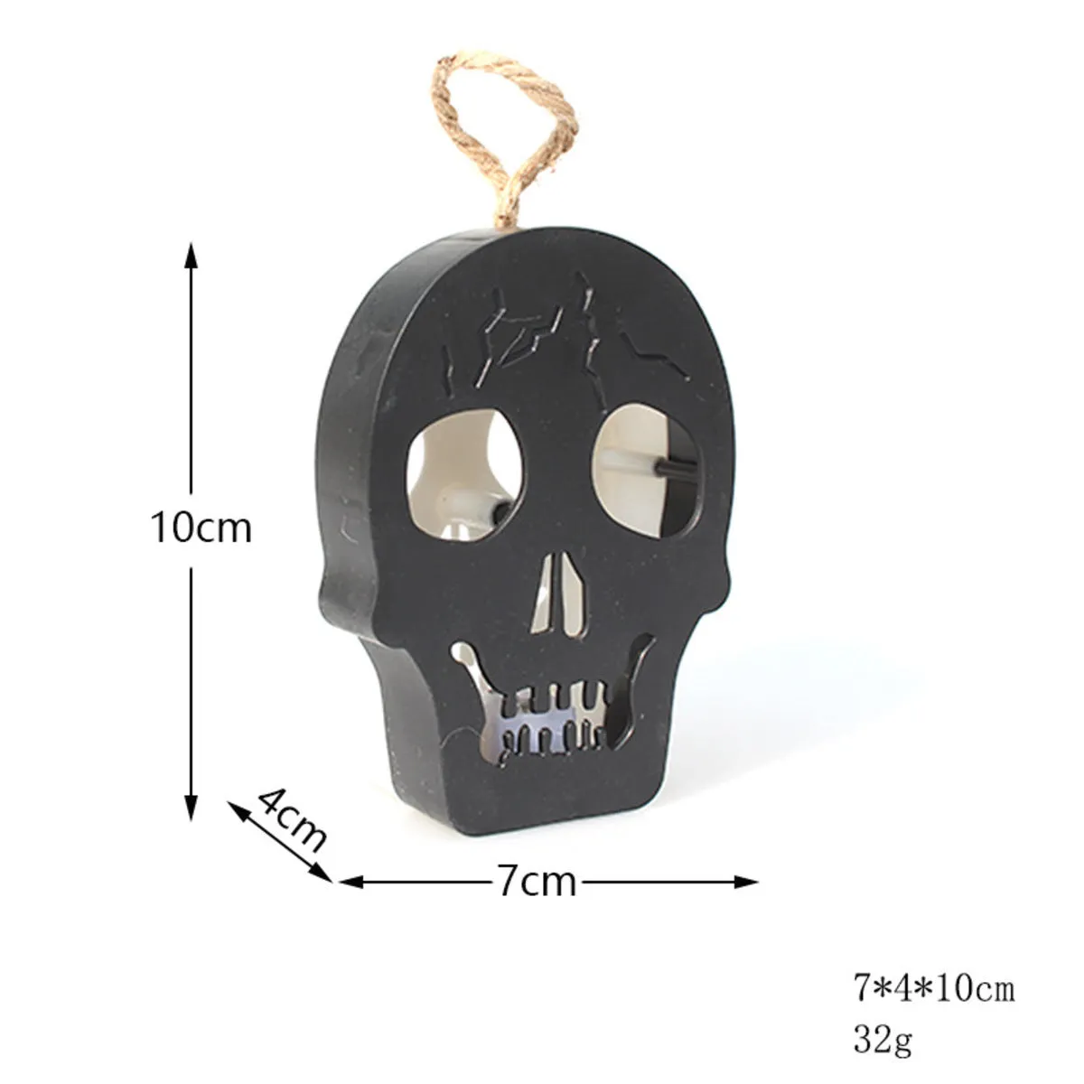 Halloween Pumpkin Skull Mini Lanterns, Hanging Lantern for Halloween Decorations
