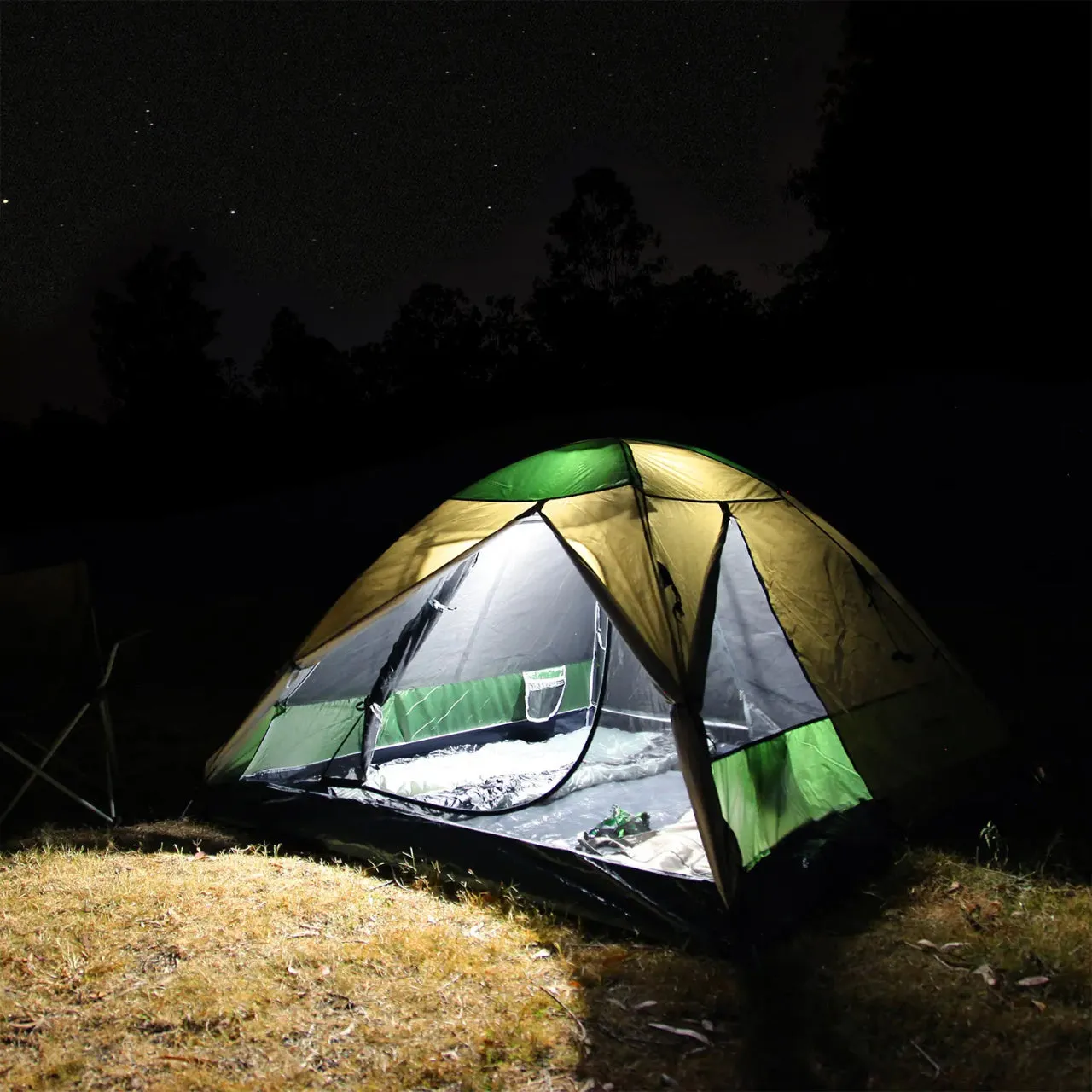 HardKorr Rechargeable U-Lite Dual Colour LED Lantern with Orange and Flashing Modes - HKUNILITH