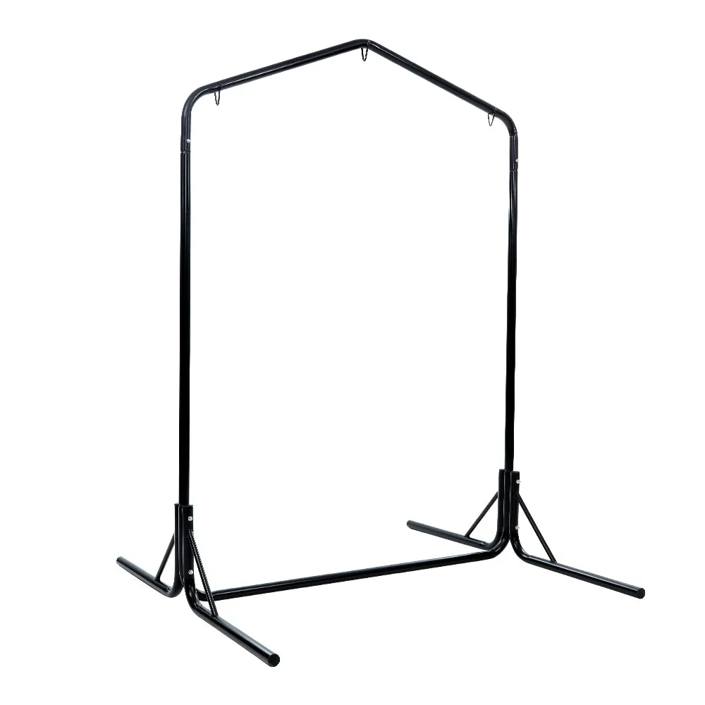 Heavy-Duty Steel Hammock Chair Stand 200kg 2-Person Outdoor Gardeon