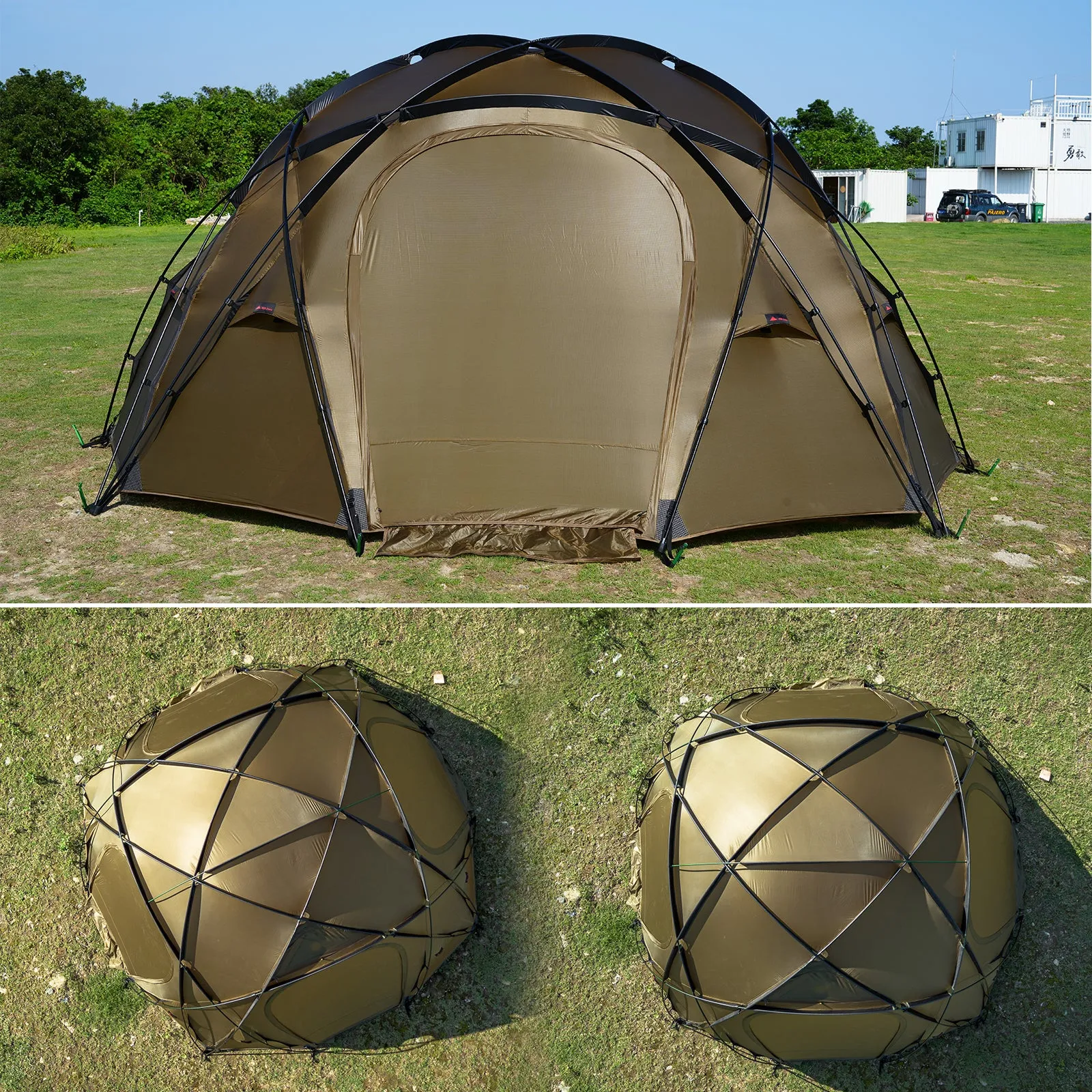 Hill Zero Tower M Geodesic 6 Person Large Dome Hot Tent With Stove Jack Winter Season Freestanding Tent