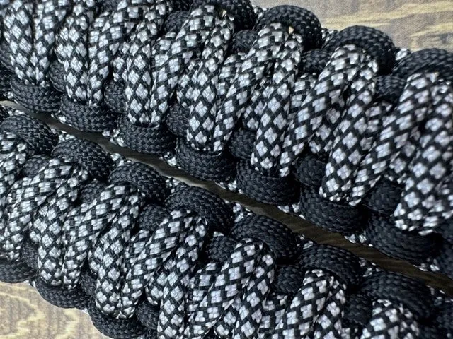 Krawlergrips Silver Diamonds Paracord Grab Handle