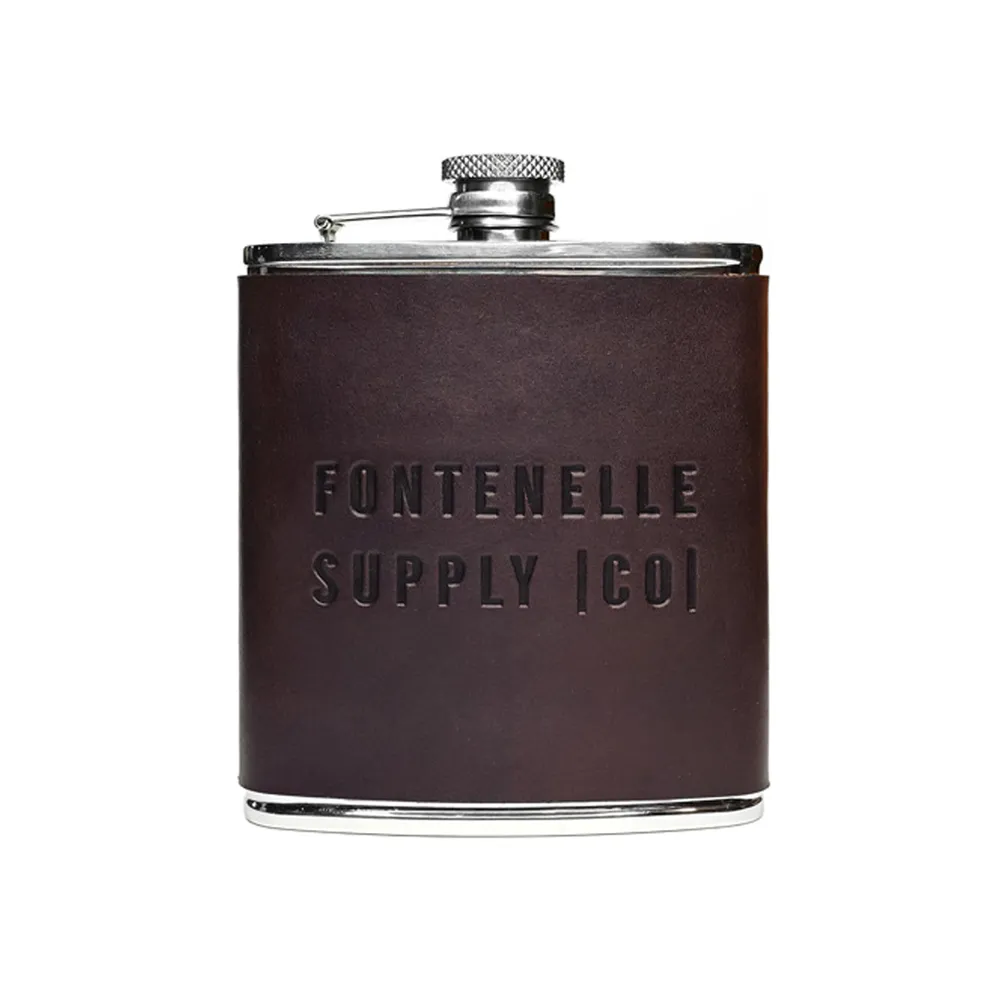 Leather Wrapped Flask