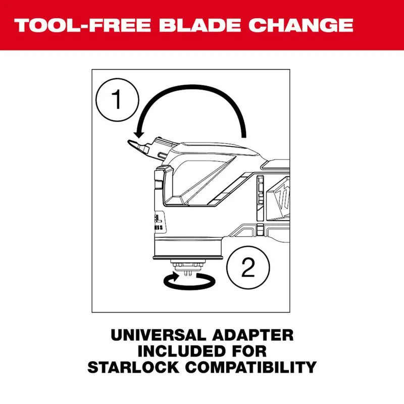 MILWAUKEE 2526-20 M12 FUEL™ Oscillating Multi-Tool