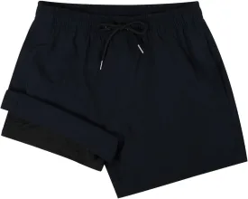 Mywu Mens Swim Trunks with Compression Liner 5 Inch Board Shorts Quick Dry Swimwear 2 in 1 Beach Shorts Bathing Suit