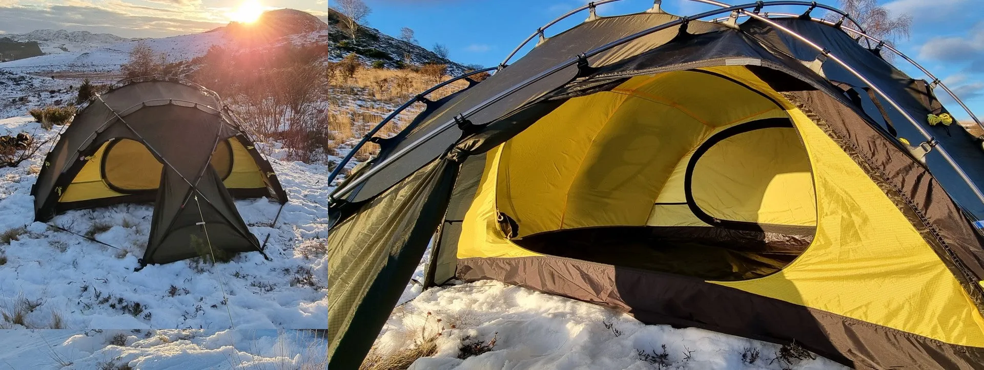 NORTENT Vern 3 Person 4 Season Backpacking Tent