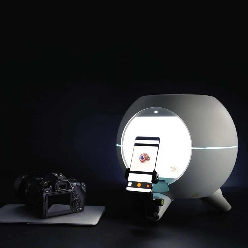 Orangemonkie Foldio360 Smart Dome with Phone Mount Kit - Bundle
