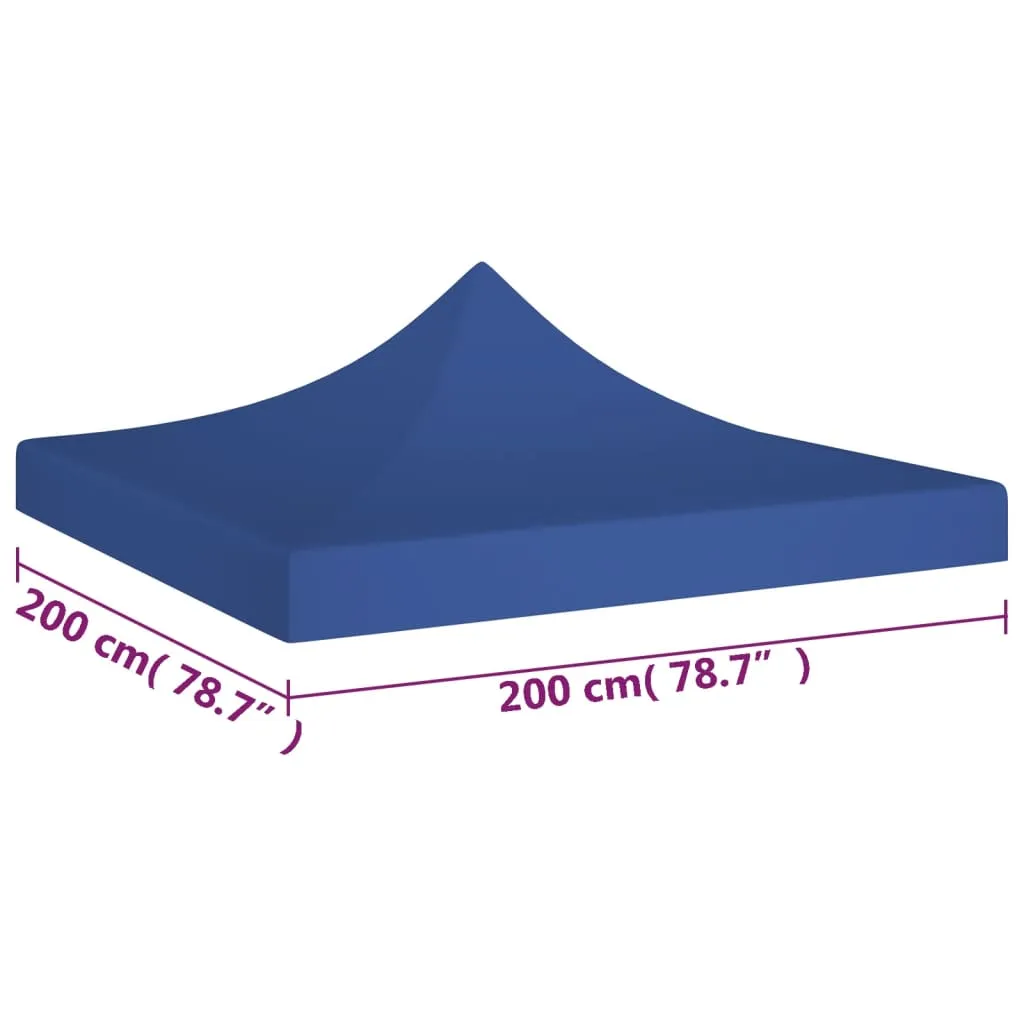 Party Tent Roof 2x2 m Blue 270 g/m²