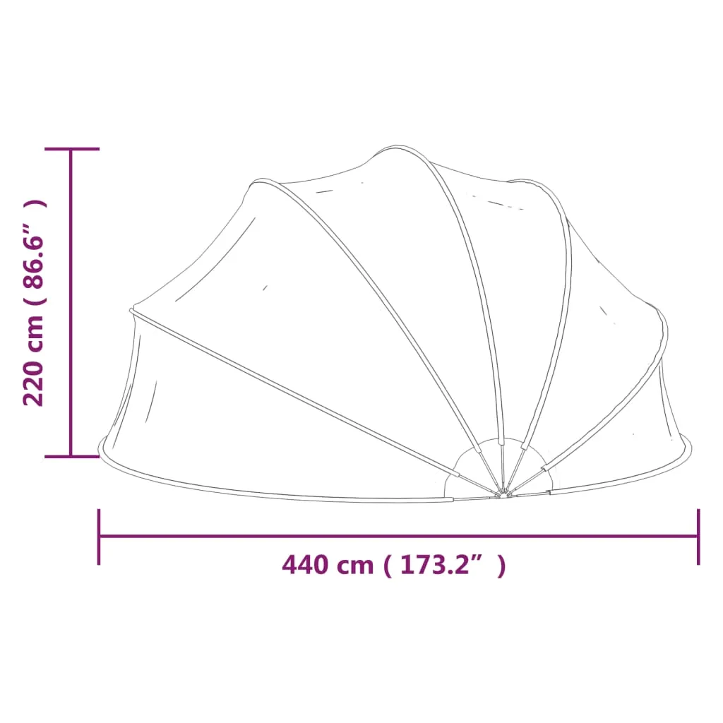Pool Dome 440x220 cm