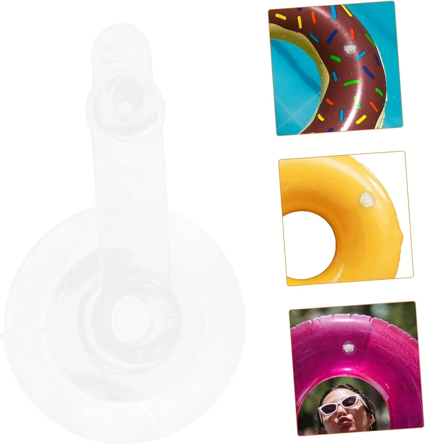 POPETPOP Inflatable Mouth Adapter Pump Nozzle Plastic Nozzle Multifunctional Nozzle Air Inflator Nozzle Foot