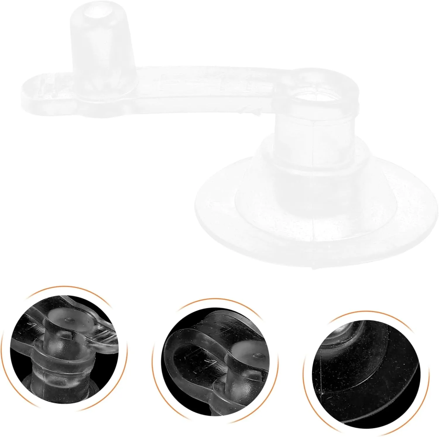 POPETPOP Inflatable Mouth Adapter Pump Nozzle Plastic Nozzle Multifunctional Nozzle Air Inflator Nozzle Foot