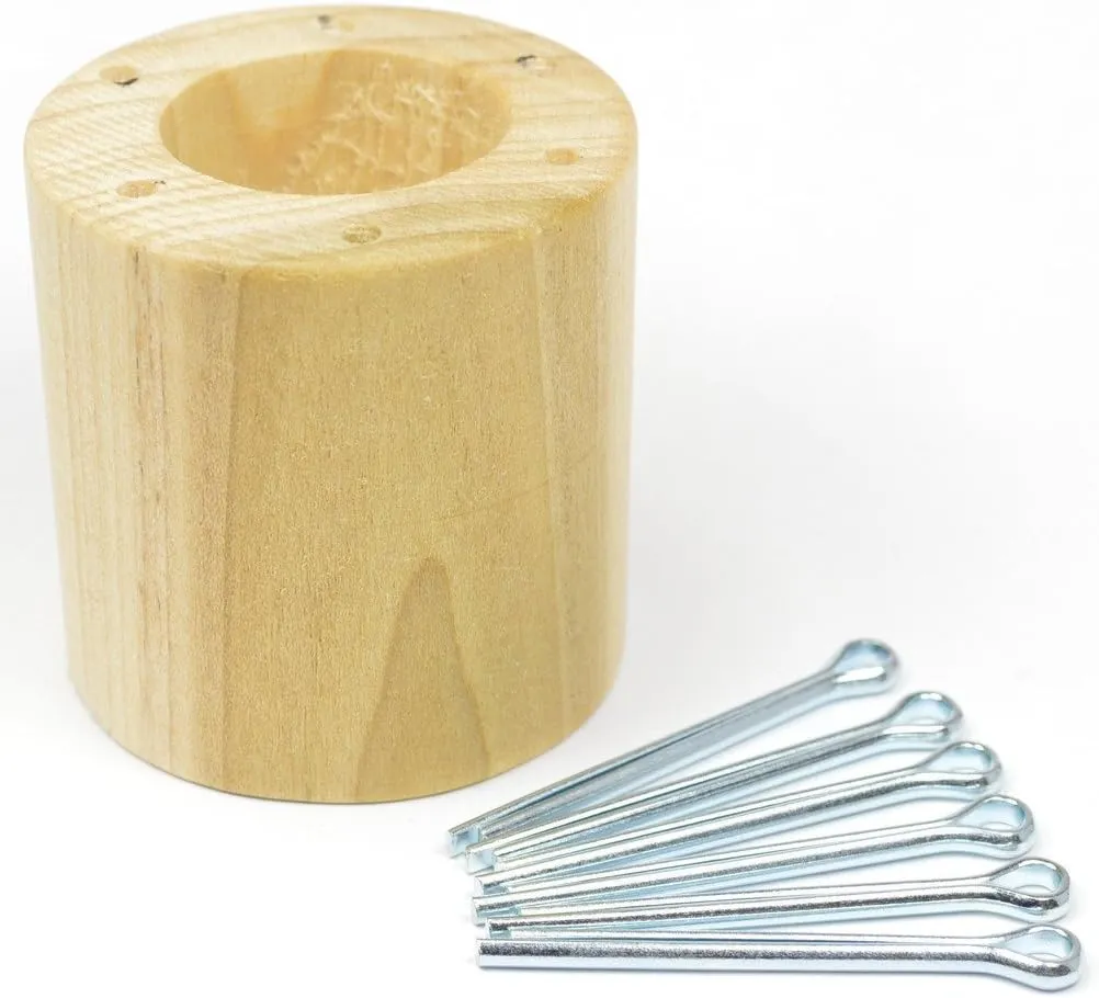Professional Wood Knitting Spool for Paracord or Other Crafts