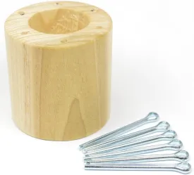 Professional Wood Knitting Spool for Paracord or Other Crafts
