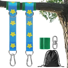 Safe Tree Swing Hanging Straps Kit, 3FT/10FT/15FT/20FT, Heavy Duty Holds 5500LBS Extra Long Adjustable Tree Swing Straps, Easy & Fast Way to Hang Any Swing or Hammock(10 FT)