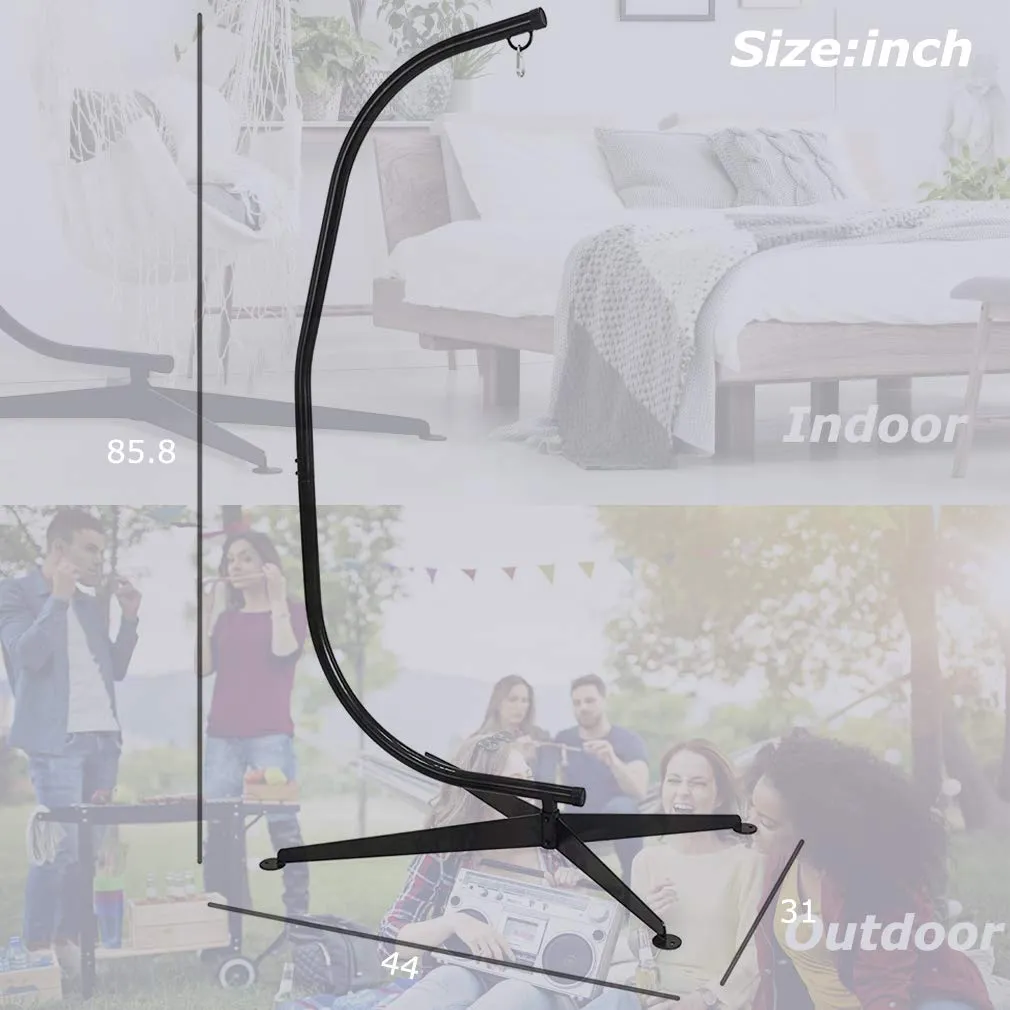 Solid Steel  Hammock Hanging Hammock C Stands - FDW