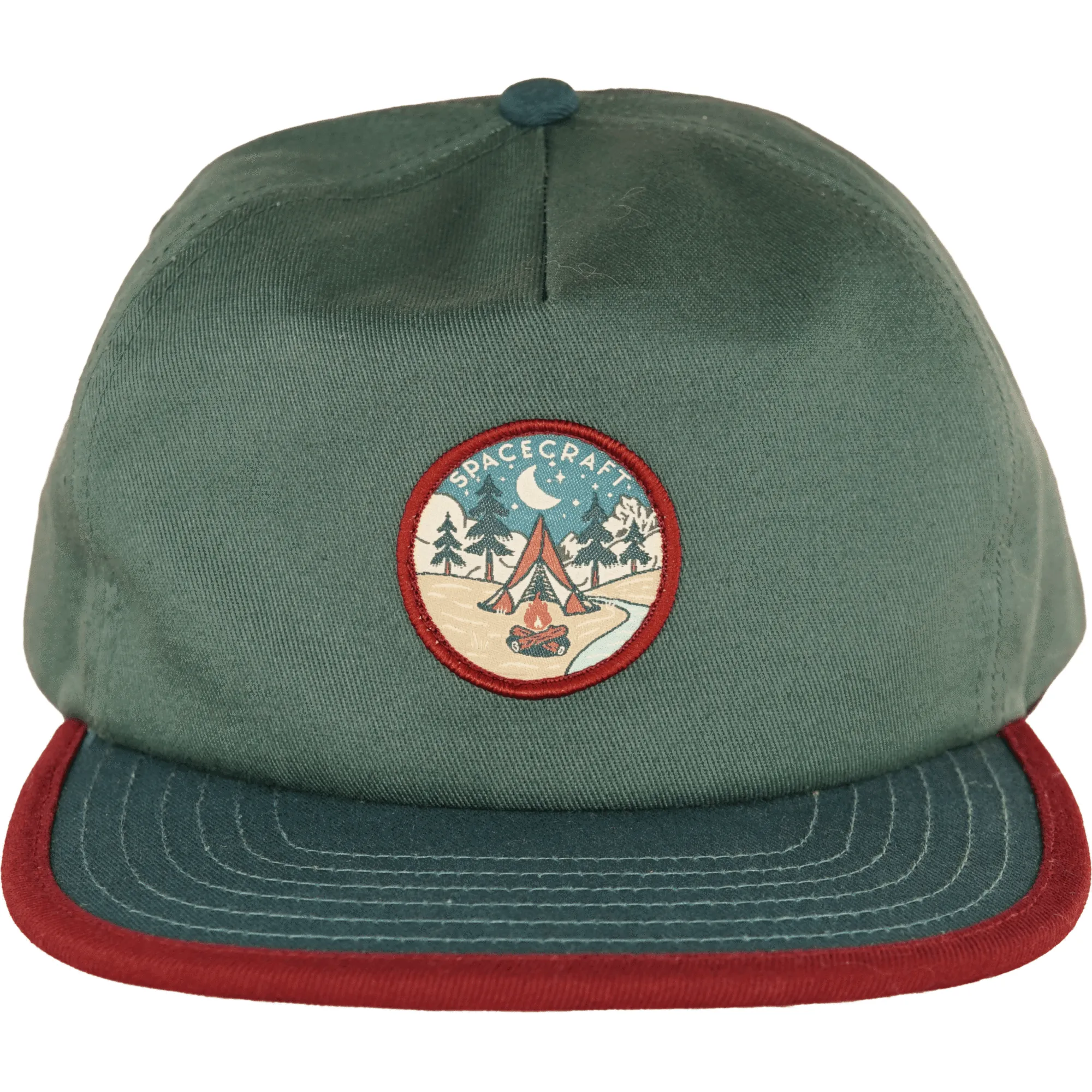 Spacecraft Happy Camper Snapback Hat - Tan