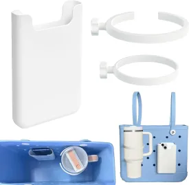 Sports Cup Holder - for Stanley 30oz and 40oz Cups and is Compatible with Bogg Bags and Comes with a Silicone Phone Organizer to Help You Store Your Phone.