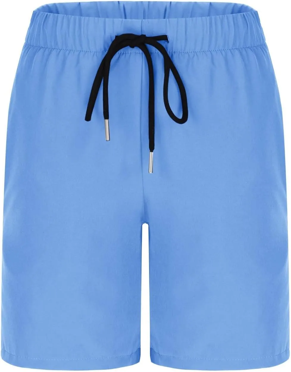 Swim Shorts for Girls Quick Dry High Waisted Trunks with Compression Liner Drawstring Beach Board Shorts Swim Bottoms