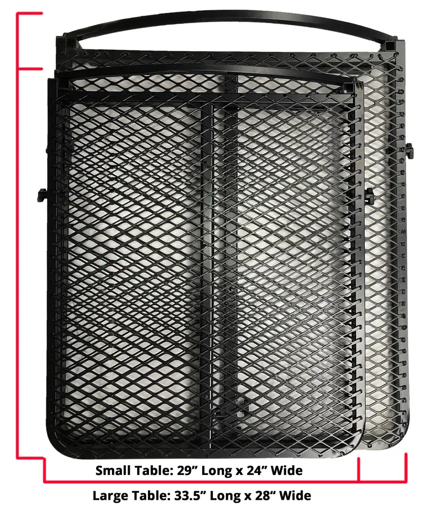 Tailgater Tire Table Large Aluminum Camping Table