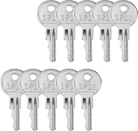 YIXIN Golf Cart Ignition Key (Set of 10) Compatible with EZGO (1982-Up) Gas and Electric
