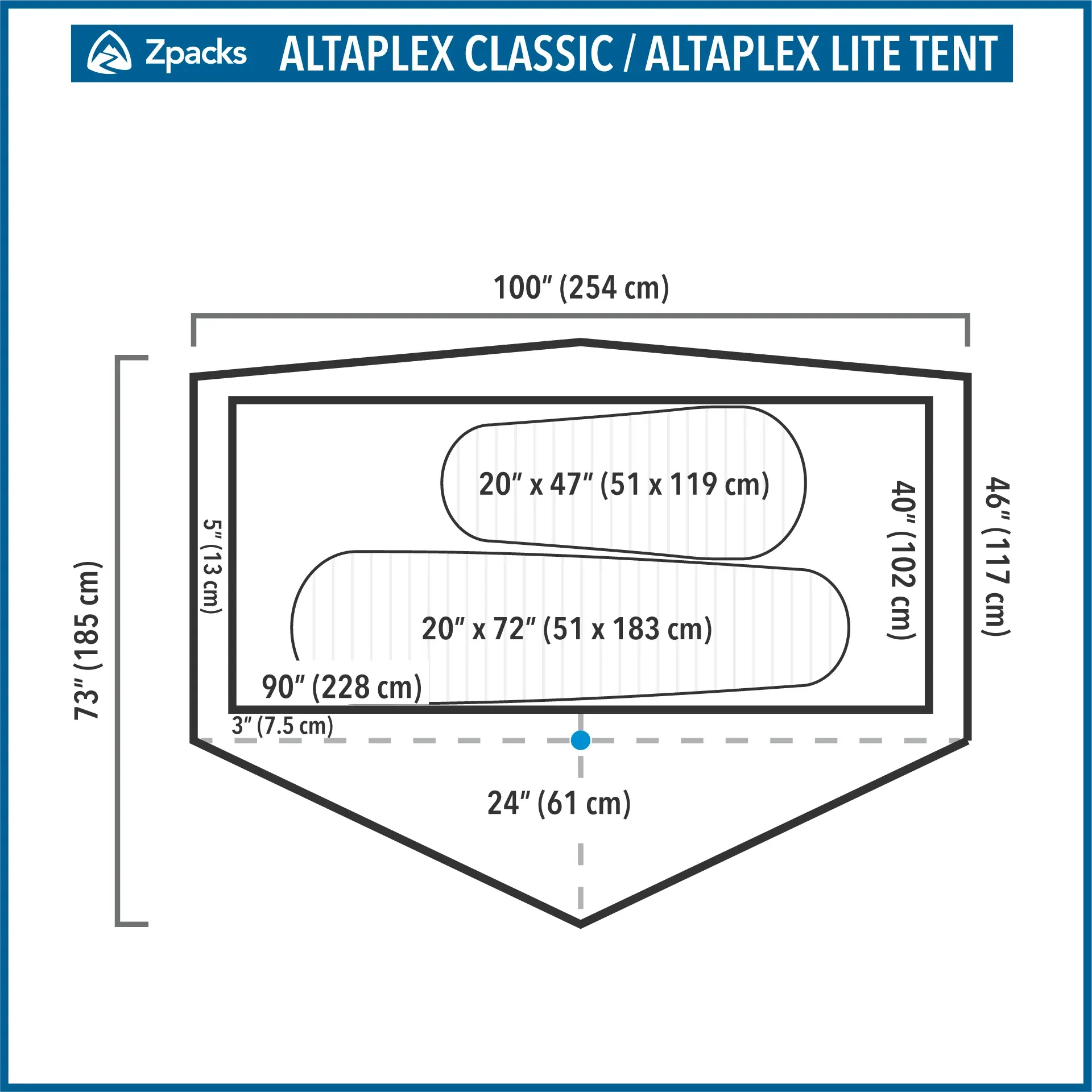 Zpacks Altaplex Lite 1 Person Ultralight Tent